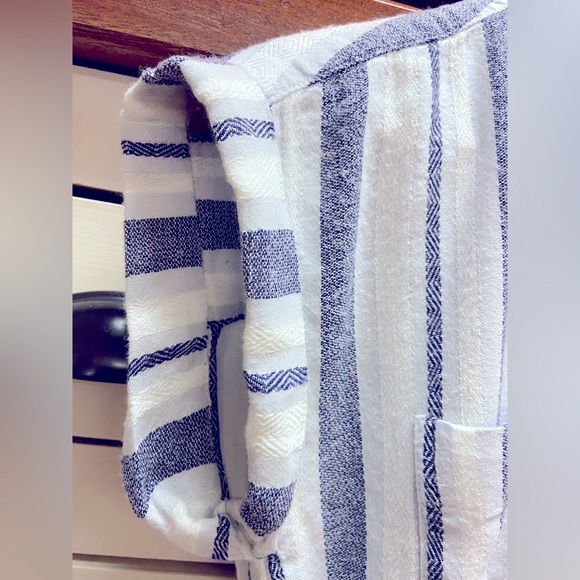 Japna XS blue/white button up dress - Picture 5 of 7